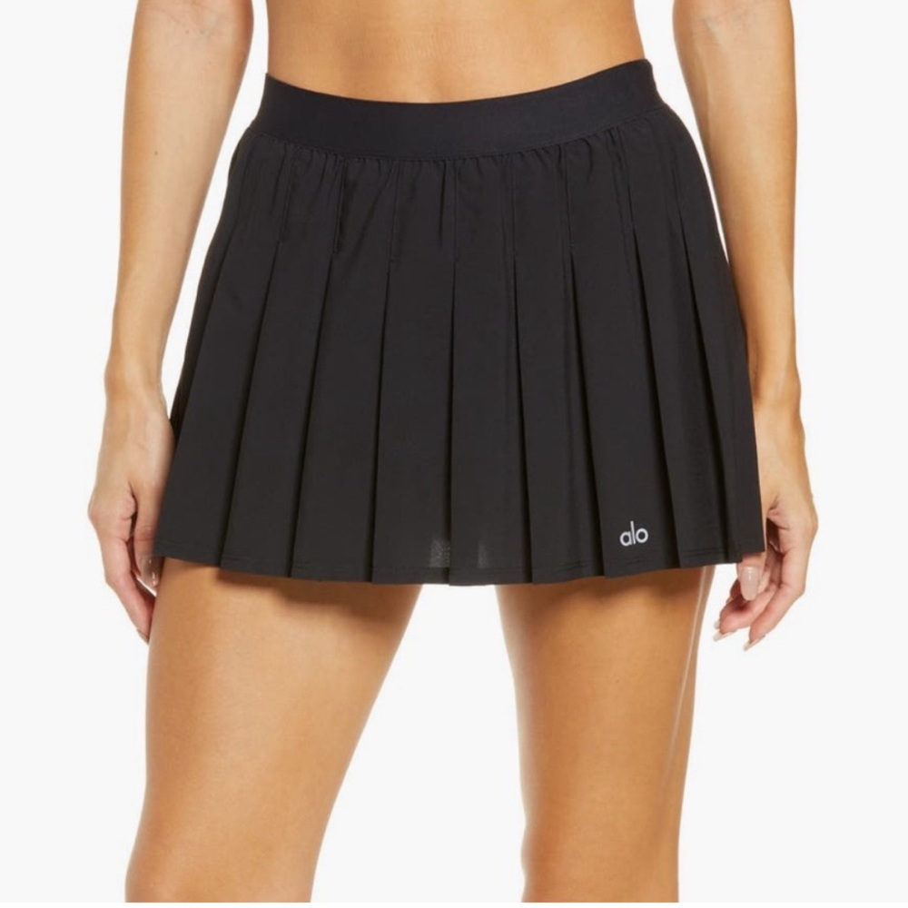 ALO Yoga Black Mini Skirt